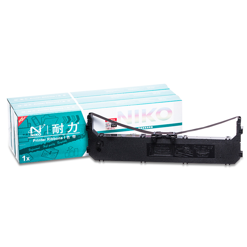 耐力（NIKO）N KX-P1131/181 黑色色带(3根装) (适用松下 KX-P3200/180/RAVEN PR-900/DS2600) 3支装色带(含带芯,上机即用)