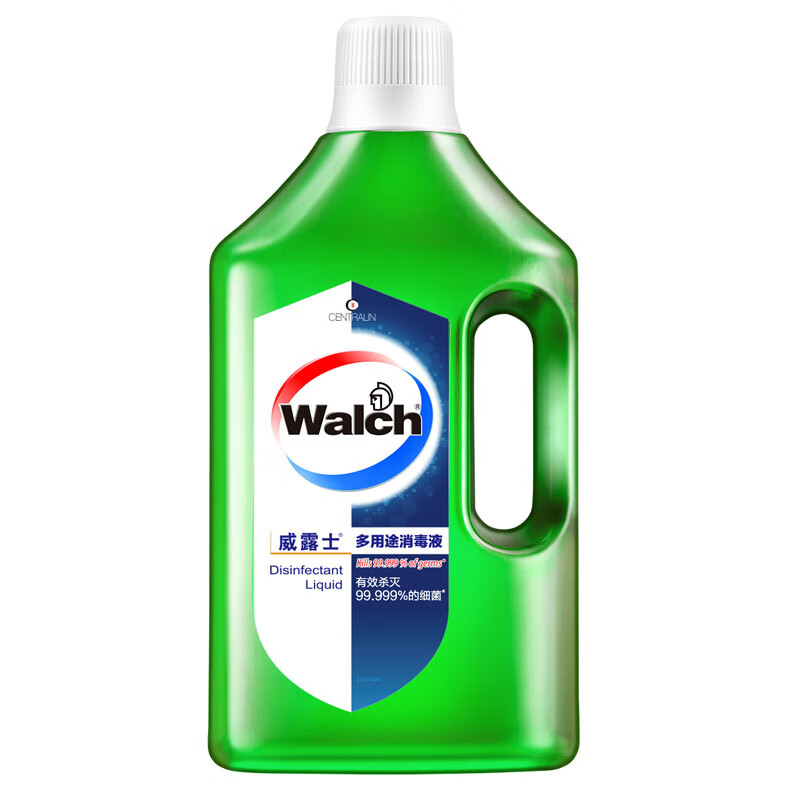 威露士（Walch）多用途消毒液青柠1L*2瓶装   