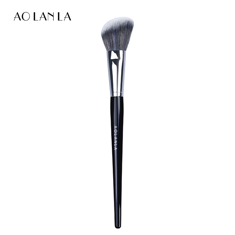 AOLANLA专业斜型修容刷49号多功能修饰刷腮红侧影化妆刷美妆工具带防尘盖 49号斜型修容刷