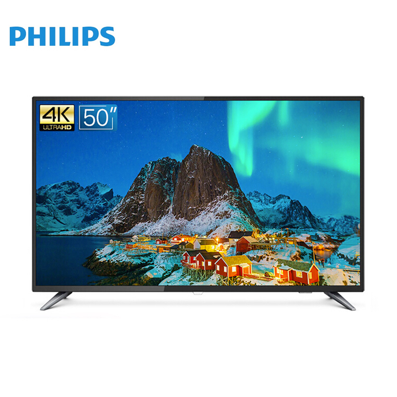 飞利浦（PHILIPS）50PUF6093/T3 50英寸 人工智能 4K超高清 HDR 二级能效  爱奇艺视频 网络智能液晶电视