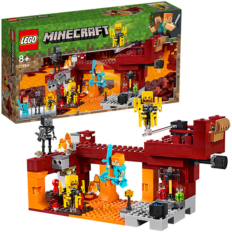 乐高(lego)积木 我的世界系列 儿童积木拼装玩具 男孩