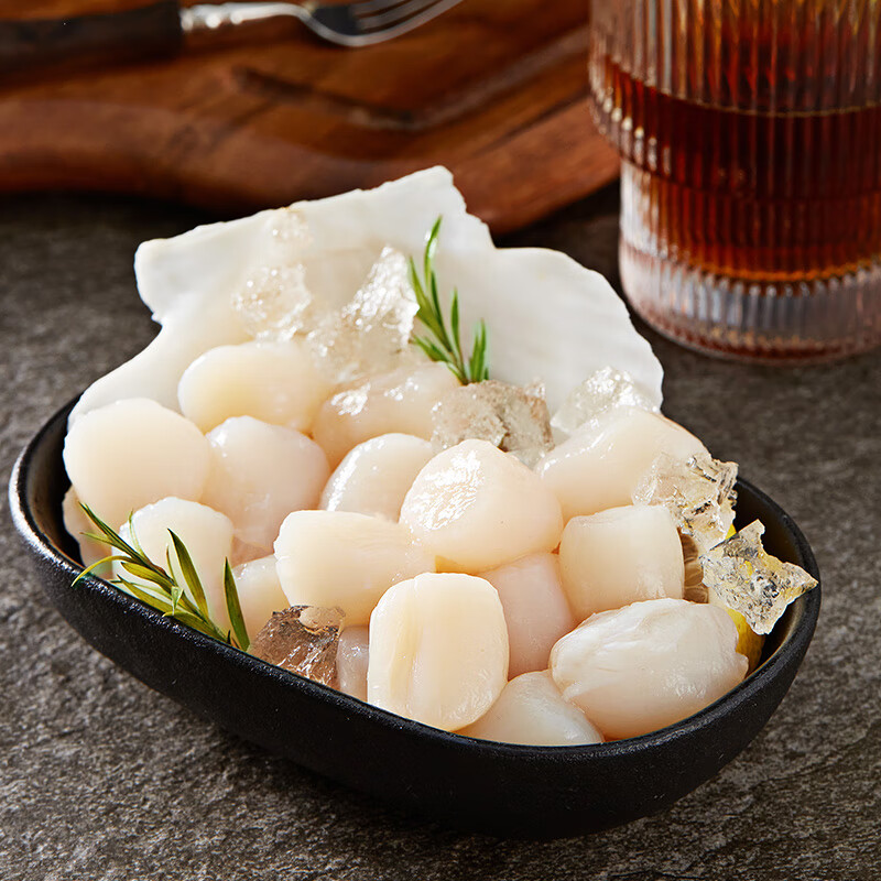 1号会员店（One's Member）海鲜食材 健康轻食冻扇贝柱600g 