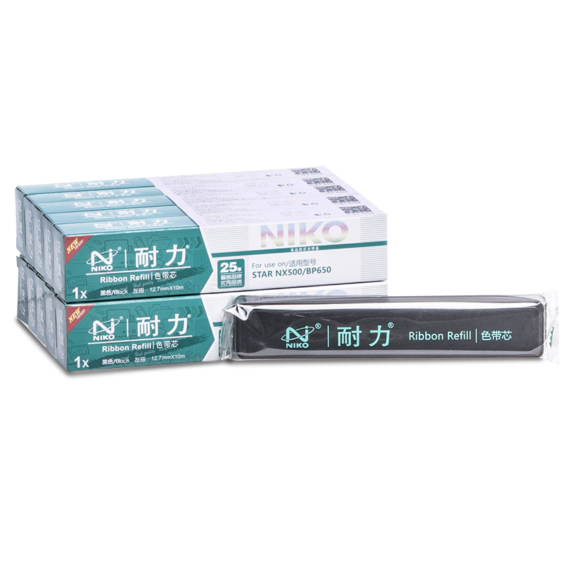 耐力（NIKO）N NX-500 黑色色带芯(10根装) (适用STAR NX500/510/530/NX200/400/410) 10支装色带芯