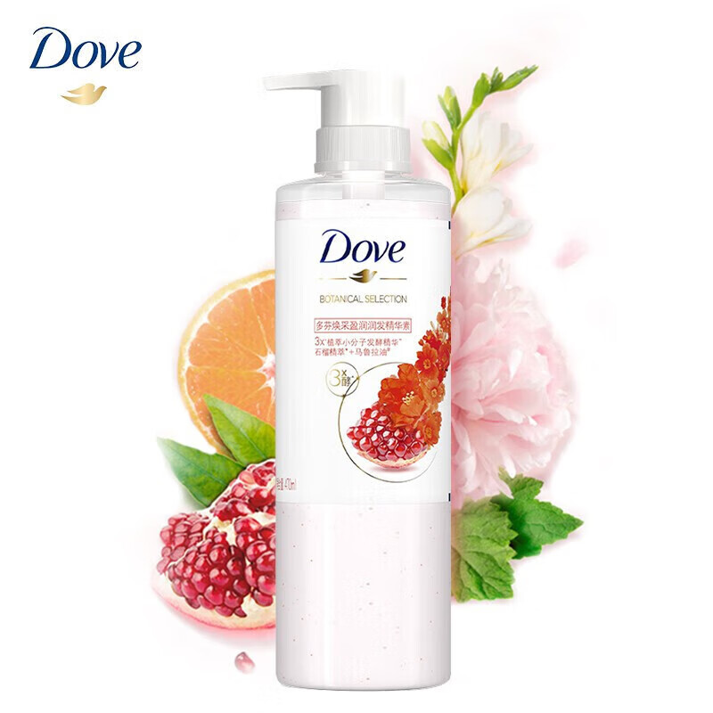 多芬（Dove） 精华素 焕采盈润润发470G 水润护发 