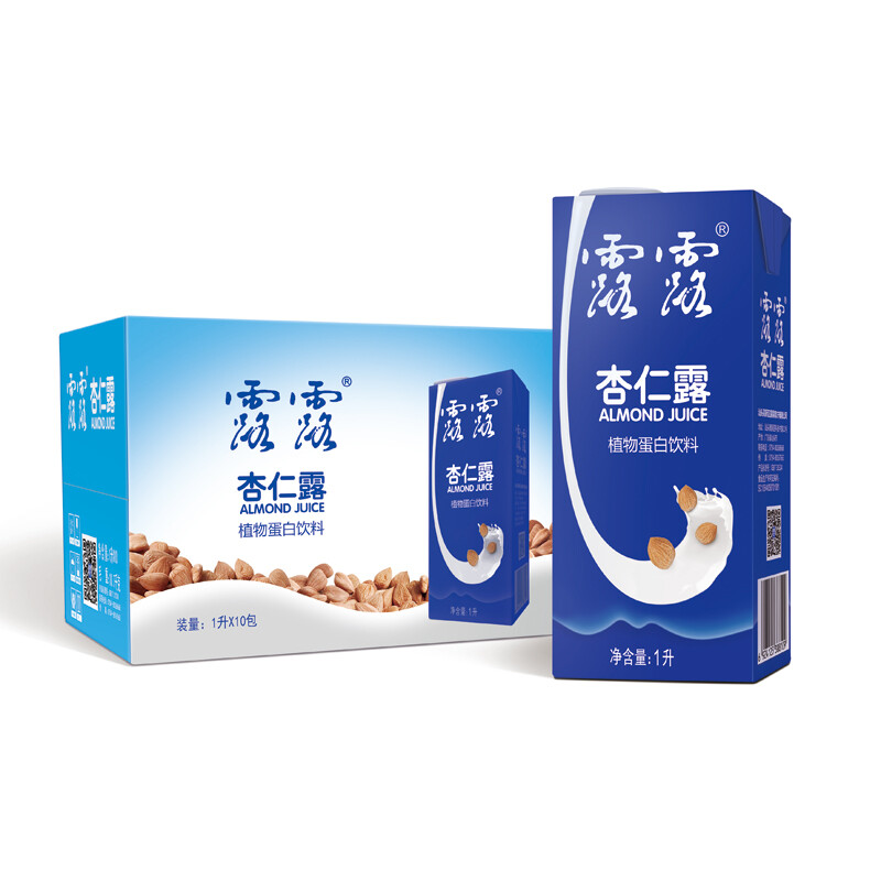 露露 杏仁露植物蛋白饮料1l*10盒 /箱
