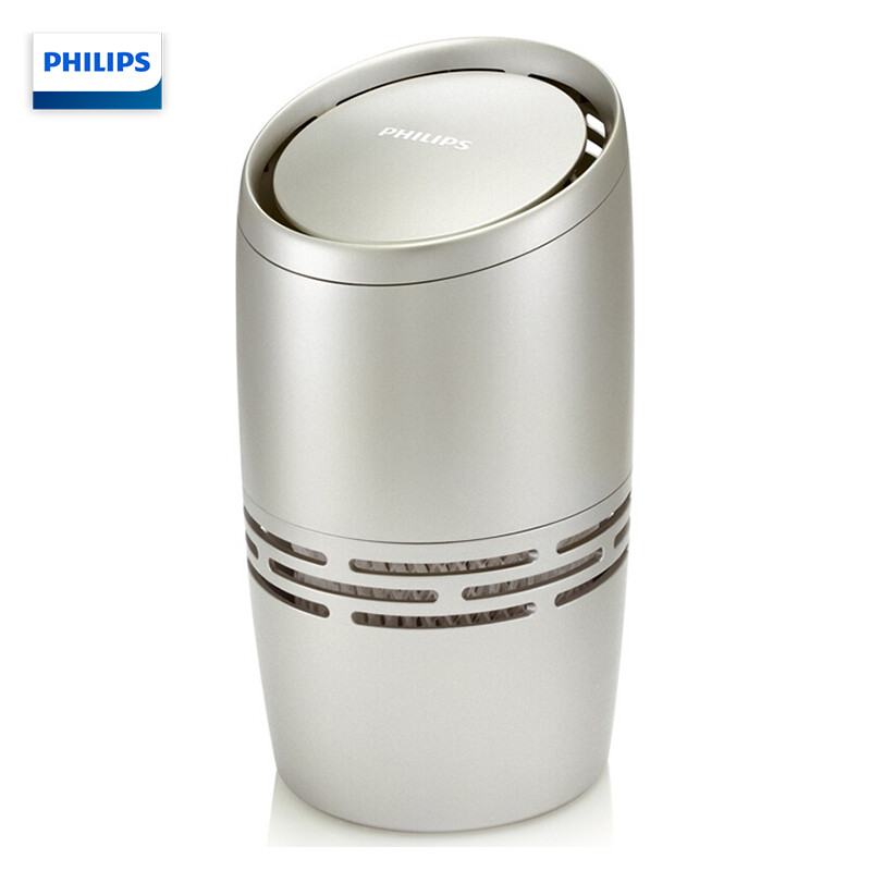 飞利浦(PHILIPS)加湿器 纳米无雾 1.3L加湿量 迷你静音 办公室母婴 卧室家用空气加湿 HU4706/03金属色