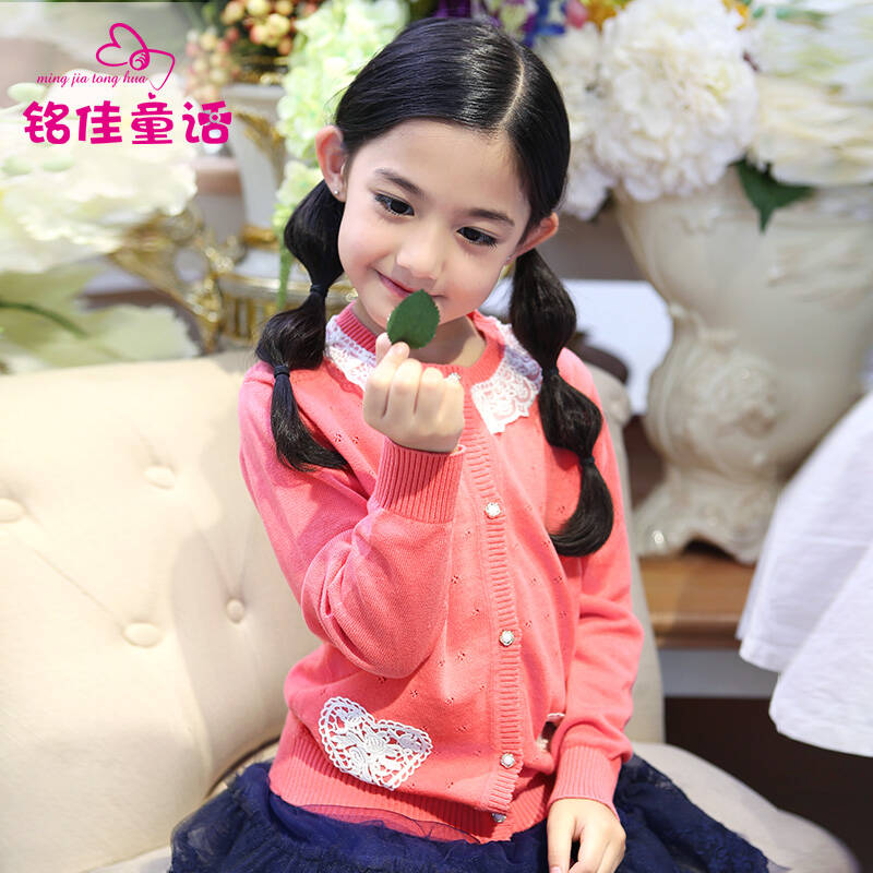 2014女童秋装新款圆领长袖可爱<em>小女孩</em>童装针