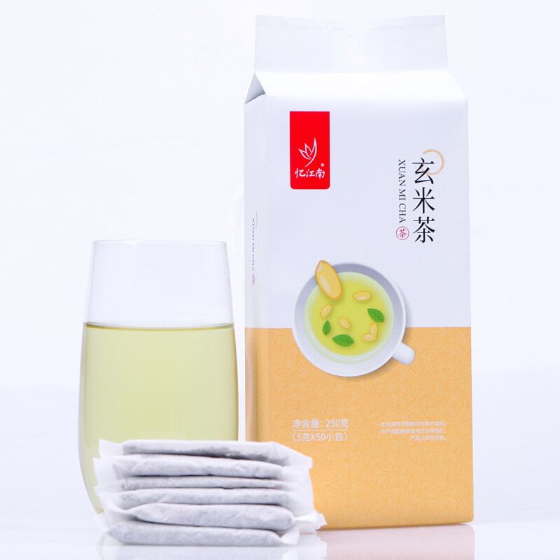 忆江南花草茶 玄米茶袋泡250g 滚炒原味五谷养生茶粮食茶50小袋