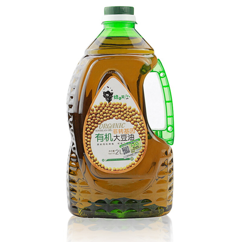绿色芳山 【有机大豆油】源自东北黑土地非转基因物理压榨食用油 2l装