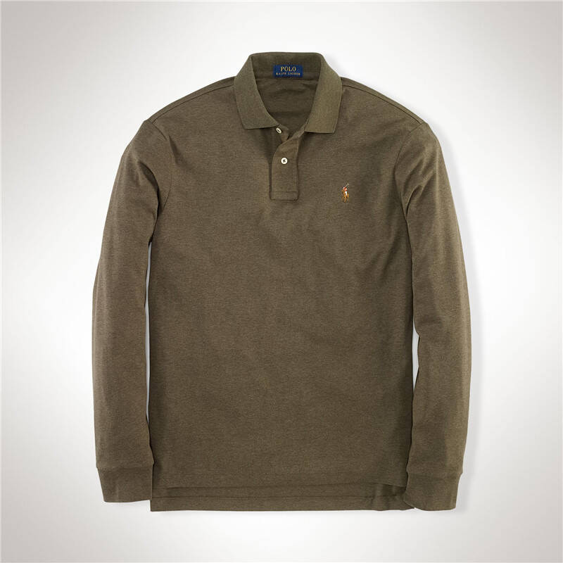 保罗拉夫劳伦(polo ralph lauren) 彩马标长袖polo衫 43502946 xxl