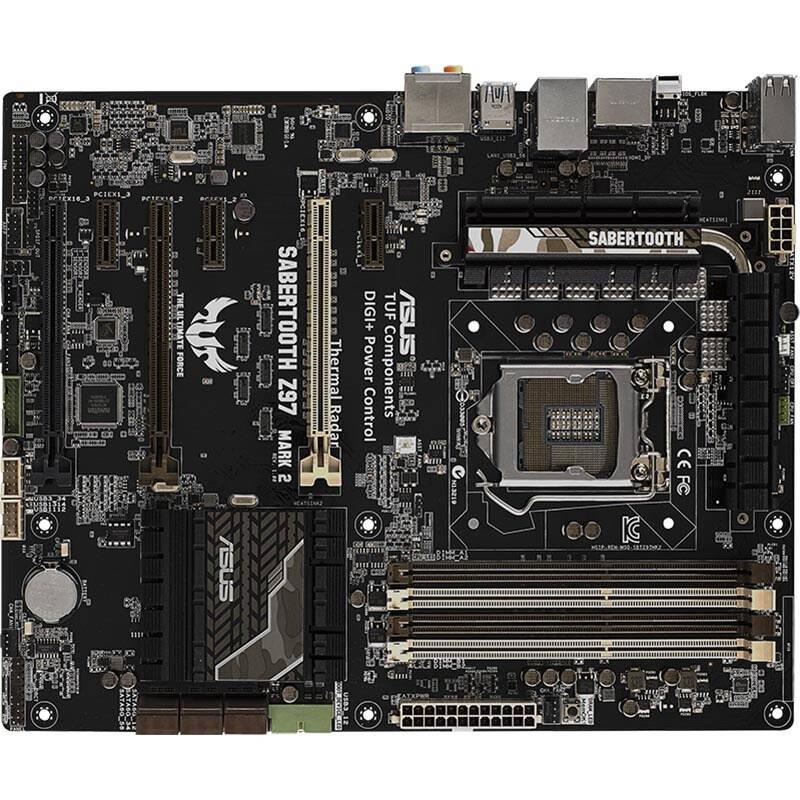 华硕(asus)sabertooth z97 mark 2 主板 (intel z97/lga 1150) 自营