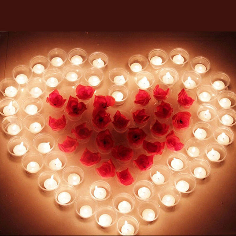 创意浪漫蜡烛套餐 求爱生日表白心形爱心 小蜡烛求婚道具 元旦新年