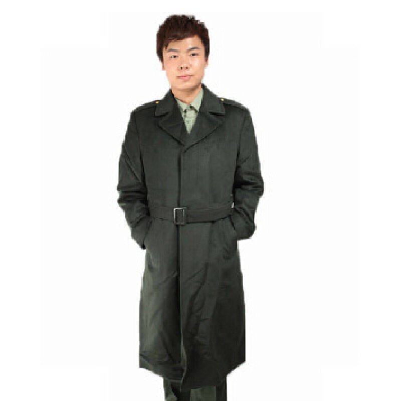新式陆军羊绒大衣新式陆校尉常服大衣松枝绿常服保暖防水加厚耐磨防寒