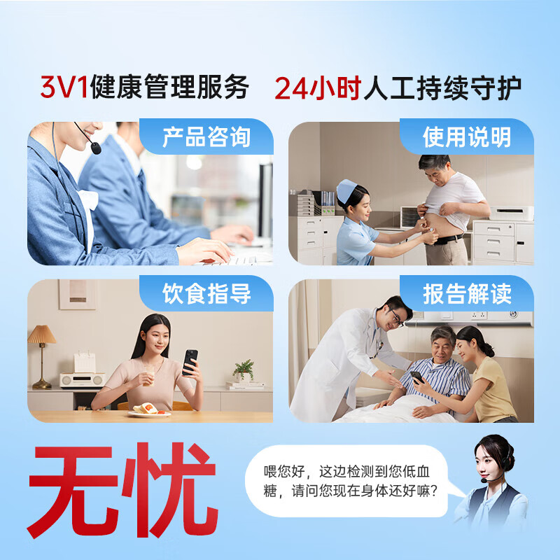 三诺i6 1盒装动态血糖仪图片