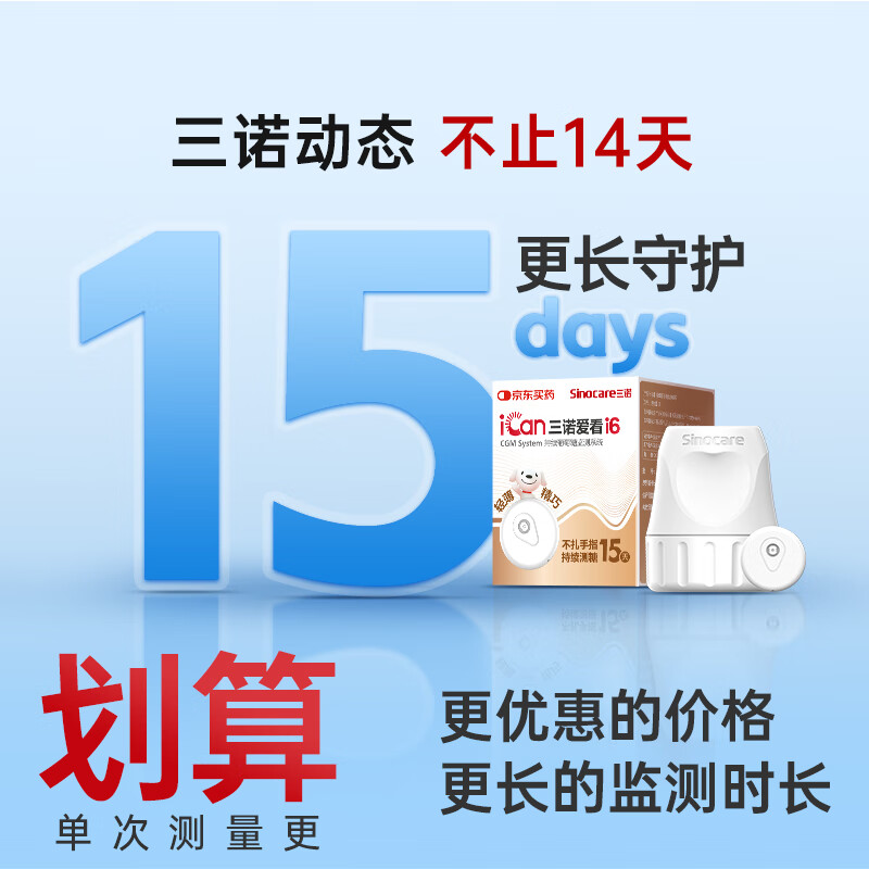 三诺i6 1盒装动态血糖仪图片