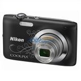 �῵��NIKON�� COOLPIX S2600 ��Я������� ���ƺ�ɫ��1400������ 2.7���� 5����䣩