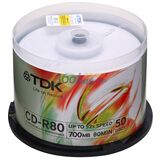 TDK CD-R 52�� 700MB ������� 50ƬͰװ ��¼��