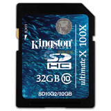 ��ʿ�٣�Kingston��32GB class10 SD�洢����SD10G2/32GB��