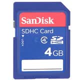 SanDisk�����ϣ� 4G SDHC �洢����Class4��