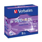 ������Verbatim��DVD+R DL 8�� 8.5G  ��װ5Ƭ ��¼��