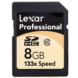 �׿�ɳ��Lexar��SDHC 133X 8G ���ٴ洢����CLASS10��20M/S