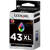 ����(Lexmark)  #43XL���ݲ�ɫī��(18Y0143A)