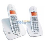 �����֣�PHILIPS�� DCTG150�׻� 2.4G���������绰��ĸ�� (��ɫ)