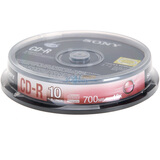 ���ᣨSONY��CD-R 48�� 700M  Ͱװ10Ƭ ��¼��