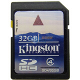 ��ʿ�٣�Kingston��32GB class4 SD�洢��(SD4/32GB)
