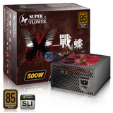 �񻪣�SUPER FLOWER��ս��500W��Դ���500W/����ʽPFC/Ч�ܴ�85%/��������