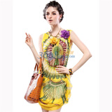 ��ϫ Maxchic 2012�´���Ůװ�¿�������ϵ�����������˿����ȹȹ�� C00614S12C ��ɫ L