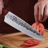 邓家刀传统锻打八寸主厨刀料理刀西餐菜刀寿司刀刺身刀刀多用刀三德刀