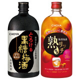 蝶矢（Choya）日本进口洋酒果酒   熟成梅酒720ml 黑糖梅酒720ml