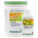 安利美国安利纽崔莱（AMWAY）蛋白粉植物蛋白质粉450g  孕妇老年儿童 蛋白粉450克+维他命C