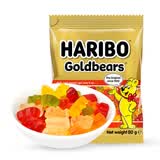 哈瑞宝（Haribo）小熊果汁软糖80g 土耳其进口 儿童糖果 休闲零食QQ糖婚庆喜糖