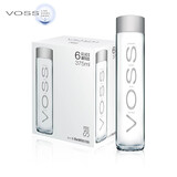 芙丝（VOSS）挪威进口饮用天然泉水(深层自流)375ml*6(玻璃瓶)礼盒装 健康佐餐