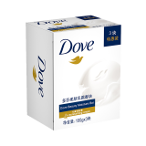 多芬(DOVE)香皂柔肤乳霜香块100gx3或90gx3（随机发货）