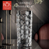 RCR意大利进口水晶玻璃花瓶透明家用花插富贵竹玫瑰花家居软装插花器 28cm阿拉伯风花瓶/单个