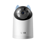 海雀800万摄像头监控器家用360度无死角带夜视全景 智能AI婴儿宠物室内看护华为鸿蒙智选3s4K