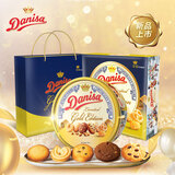 皇冠（danisa）曲奇饼干550g金色礼盒装 年货春节礼品新年礼物送礼零食企业团购
