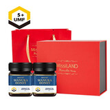 蜜语新兰（MissiLAND） 麦卢卡蜂蜜5+ 新西兰蜂蜜礼盒UMF5+250g*2 端午节送父母礼物礼品