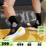 准者篮球鞋里弗斯一代男低帮透气防滑耐磨专业实战缓震室内外运动鞋 38-紫金配色V2 43
