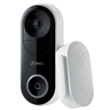 360 可视门铃5Pro摄像头家用监控摄像头智能摄像机2K智能门铃电子猫眼无线wifi 300W超清夜视AR1C