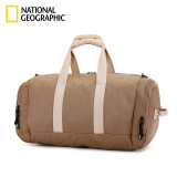 国家地理National Geographicl旅行包大容量商务短途出差行李包手提防泼水健身包女 红色