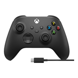 微软Xbox无线游戏手柄 磨砂黑+USB-C线 蓝牙适配Xbox/PC/平板/手机Steam促销 明末：渊虚之羽 双影奇境