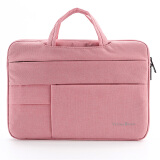 维多利亚旅行者苹果戴尔华硕电脑包手提14英寸笔记本13.3英寸女电脑内胆包 V7018 粉色