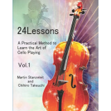 【预售】24 lessons A Practical Method to Learn the Art of Cello Playing Vol.1