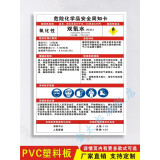 睿俊危险化学品安全周知卡安全技术说明书MSDS告知牌标识牌提示警示牌 双氧水（PVC塑料板）ZZK28 30x40cm