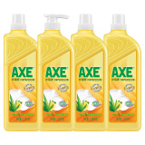 斧头牌（AXE）柠檬芦荟护肤洗洁精1.18kg*4瓶 快速去油 维E呵护不伤手