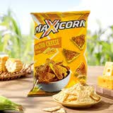 Maxicorn奶酪味玉米片140g 袋装印尼进口薯片膨化休闲儿童节零食